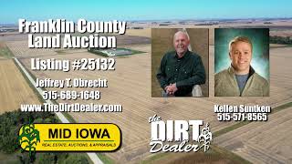 LAND AUCTION:  FRANKLIN COUNTY IOWA, 108 ACRES M/L
