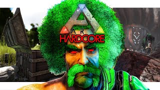 I Survived 100 Days ARK HARDCORE on The Island w\/ OFFICIAL RATES