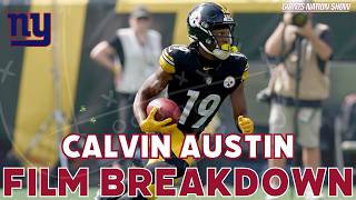 Giants WR Calvin Austin Film Breakdown
