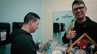 Charlie Hubley 's Locker Room (Cinematic Shot Indy Wrestling)