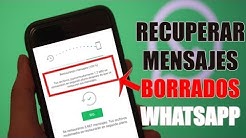 Como Recuperar Mensajes Eliminados de WhatsApp | Fácil y Rápido | TRUCO NUEVO 2019 | - Durasi: 11.01. Como Recuperar Mensajes Eliminados de WhatsApp | Fácil y Rápido | TRUCO NUEVO 2019 | - Durasi: 11.01.