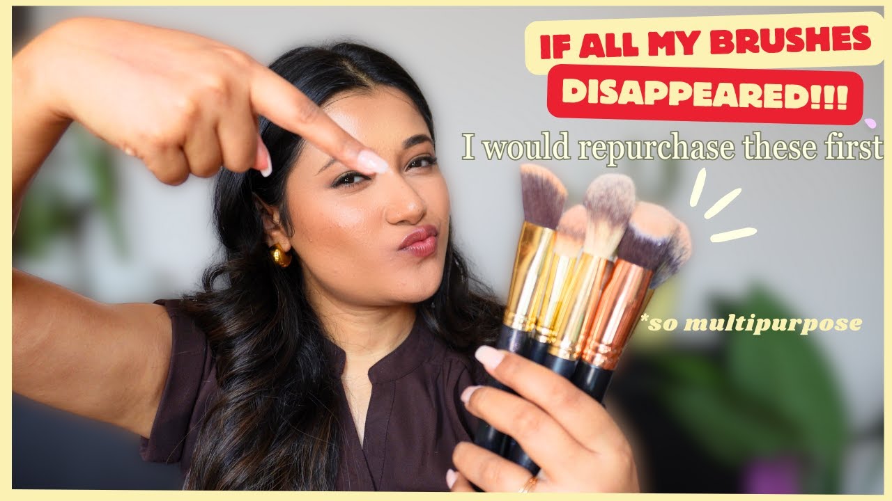My Top 6 Holy Grail Face Makeup Brushes || Akriti Ranjan 
