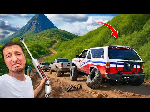 Route to the Sierra de Sinaloa I broke the suspension of my WD21 4x4