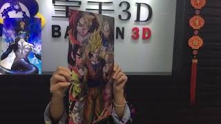 One Piece 3D Lenticular Poster Animation Characters Luffy And Zoro Prints screenshot 5