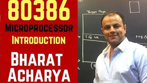 80386 Introduction | Bharat Acharya Education