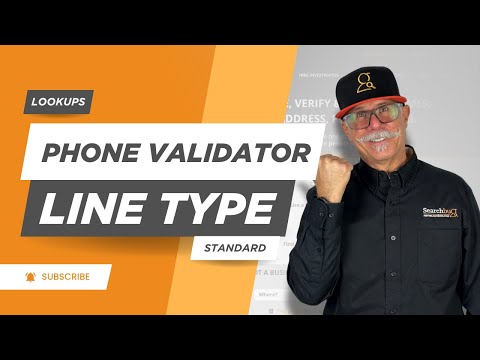 Phone Validator : Identify Line Type and Carrier | Searchbug Tutorial