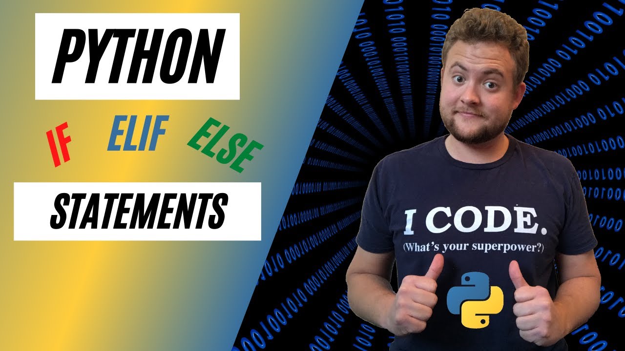 How To Use IF ELIF And Else In Python - YouTube
