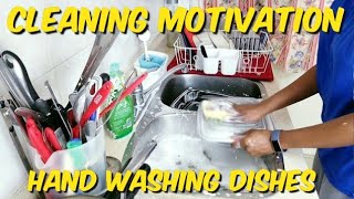 Cleaning Motivation | Clean with me | Hand Washing Dishes | #watchmeclean