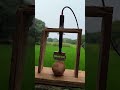 hydrolic machine 😱🔥 hydrolic machine ne aalu ko kata 😱😱 #victar mini house #cartoon video
