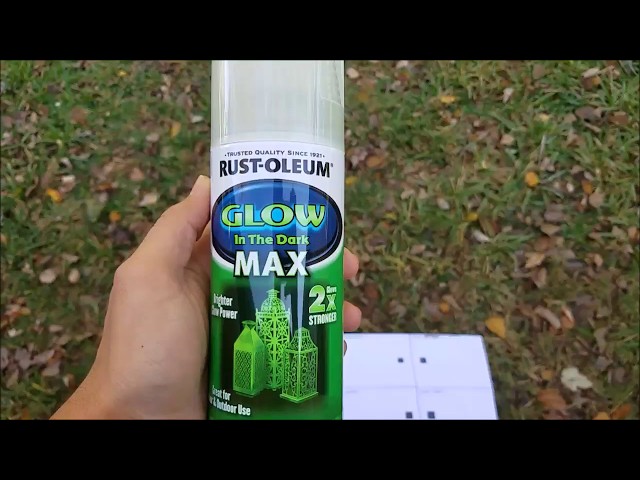 Test and Review: RustOleum Glow In The Dark MAX 2x 