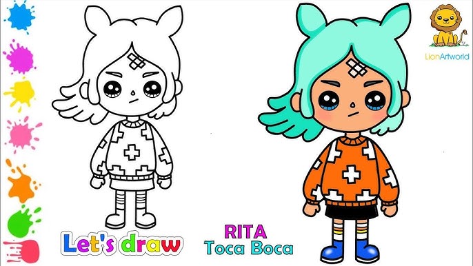 How to Draw Rita  Toca Boca 