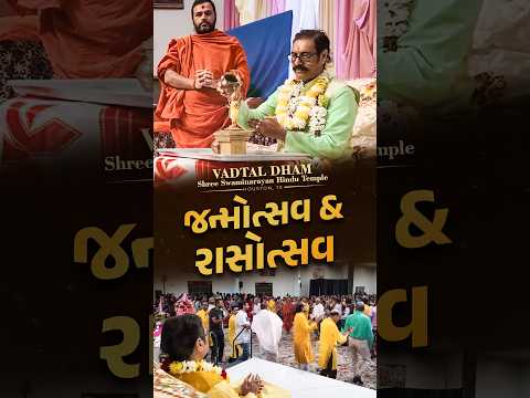 જન્મોત્સવ & રાસોત્સવ || Vadtaldham, Houston #shorts #svg #houston