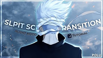 Split screen Transition - Alight Motion Tutorial !