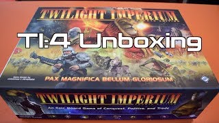 Twilight Imperium 4th ed. Unboxing