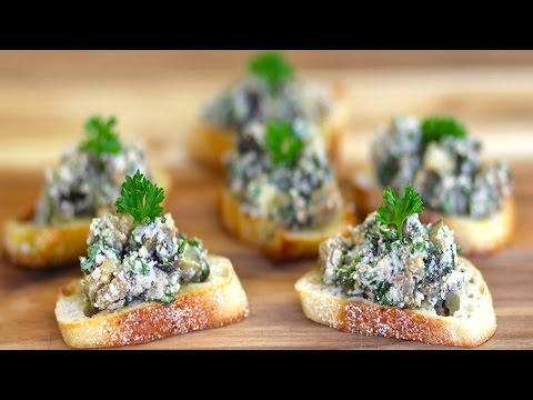 Grilled Eggplant & Ricotta Crostini - Marcel Cocit - Love At First Bite Episode 39