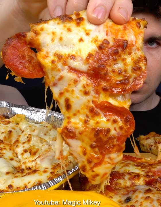 Domino's Pizza (my FAVORITE menu items)   Wingstop Ranch #asmr #mukbang #dominos