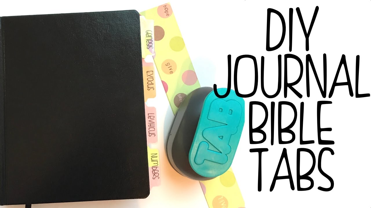 how to make journal bible tabs simple bible journaling youtube