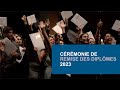 Crmonie de remise des diplmes 2023 de la hetsl