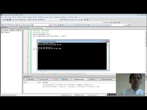 QUICK SORT C++ Muhammad Tommy Politala_2D