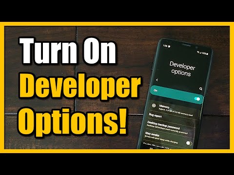 How to Turn On Developer Options on Android Device (Phone Tutorial)
