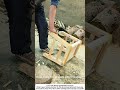 Making a Wooden Stool by Hand – Traditional Joinery, Zero Power Tools 🪑🔨