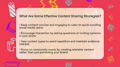 What Are Some Effective Content Sharing Strategies? - Everyday-Networking