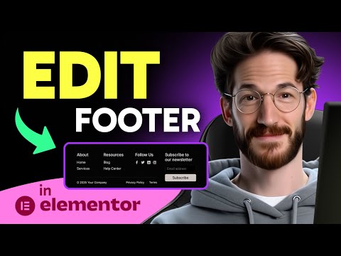 How to EDIT FOOTER in Elementor (Step by Step)