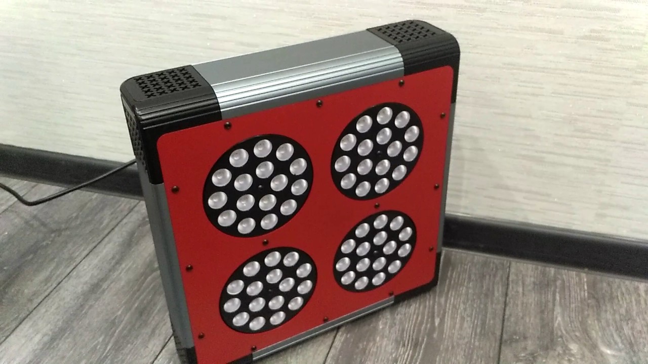 320 Вт (64*5 Вт) APO-004 S фитосветильник с 2-мя режимами освещения