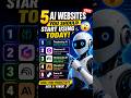 🚀 5 AI Websites You Need Today! #ai2026 #ai #aitools #aigeniushub