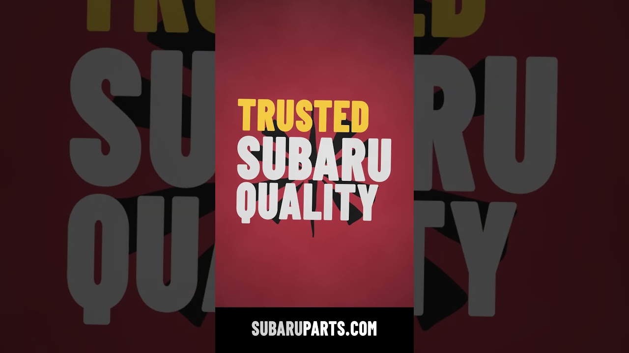 Genuine Subaru Parts from from SubaruParts.com