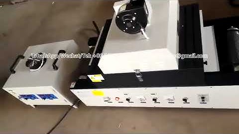 UV curing machine with tunnel oven, desktop mercury lamp, for small-scale UV adhesive curing, compac