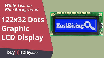 High Contrast Blue Display Graphic 122x32 LCD Module