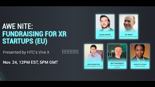 AWE Nite NYC: Fundraising for XR Startups