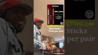 Shed Stickz Affordable and long lasting. 5 sizes perfect for practice. 7A,5A,5AX 5B,5BX Acorn Tip