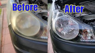 How To Restore Headlight in 3 Easy Steps | Cerakote Ceramic Headlight Restoration Kit Review