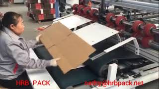 Semi-auto double piece gluing machine