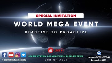 Crowd1 World Mega Event July 3, 2021