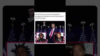Trump out here doing rap feature mid election 😂😂 #DonaldTrump #Trump #MAGA #Trump2024 #Politics