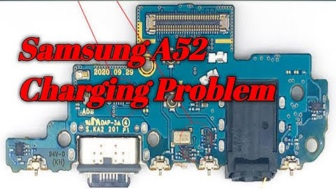 Samsung A52 Charging Working Solution 👍 Samsung A52 Charging Error Problem Solution