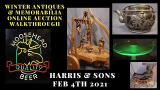 Harris & Sons Winter Antiques Auction Walkthrough