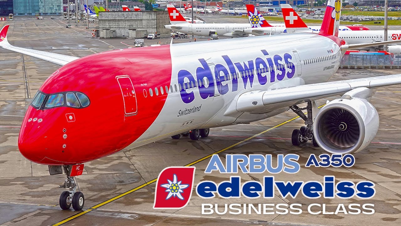 EDELWEISS AIRBUS A350 | FLIGHT REPORT | Business Class from Zurich Airport  (2025)