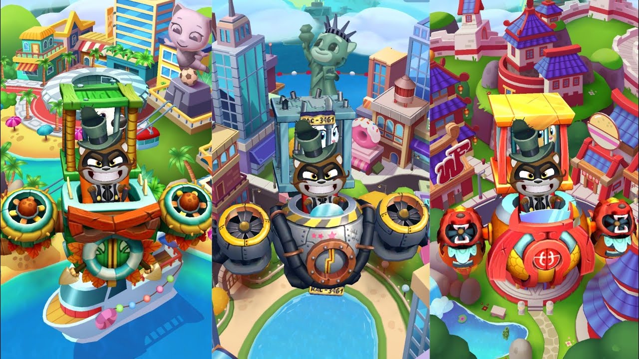 Boss Ending Fight Talking Tom Hero Dash  