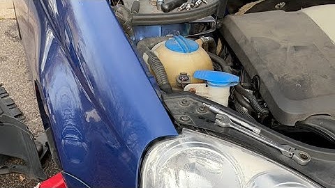 2008 VW Jetta 2.5l Upper idler pulley, all pulleys, CKP sensor, oil change/filter, belt removal. 3-6