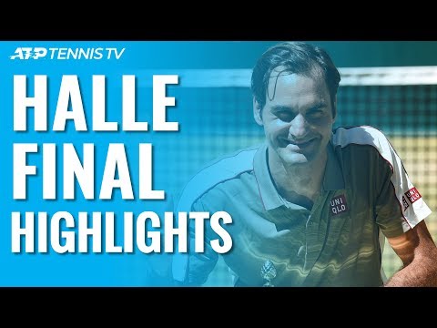 Federer Defeats Goffin For 10th Halle Title! | Halle 2019 Final Highlights