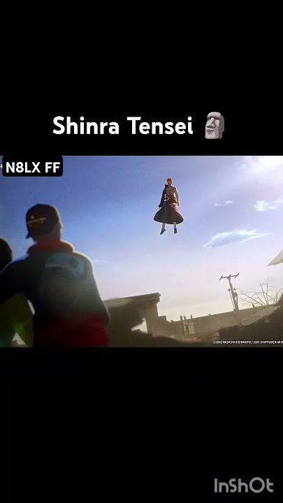 Shinra Tensei ☠ Pain 🗿       IMPOSSIBLE 🍷🗿               #freefire #naruto #pain#viral #roblox#ffmax