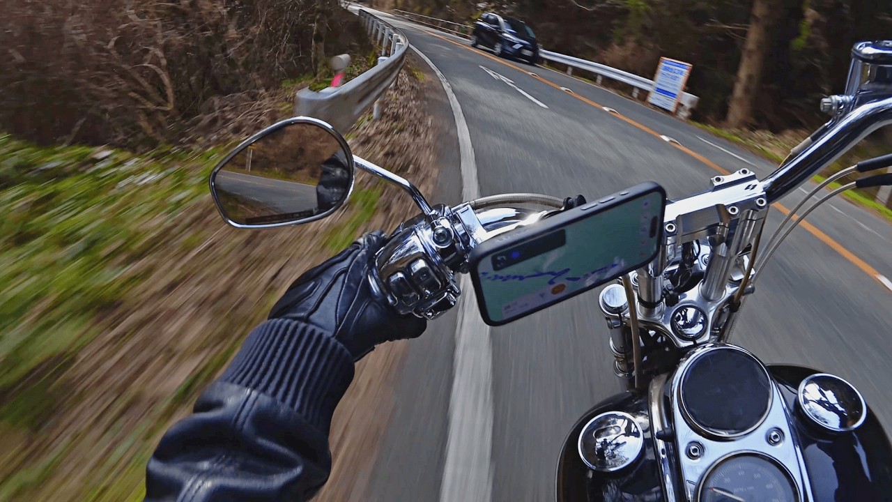 Harley Dyna FXDL Ride Too Tight a mountain pass | Raw Engine Sound Only