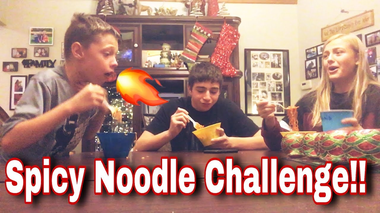 Spicy Noodle Challenge | The FlipFlop Sisters