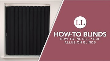 How to Install Your Allusion® Blind | How-To Blinds
