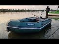 Ponton Bark - $350 Rubber Boat 2.7 m with $150 Outboard Motor - Unpacking