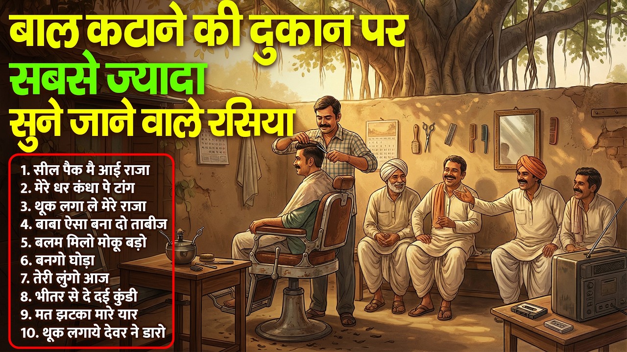 बाल कटाने की दुकान पर सबसे ज्यादा सुने जाने वाले रसिया | Nonstop Dehati Rasiya | New Rasiya